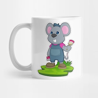 Mouse Painting Paint brush Mug